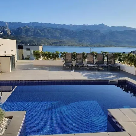 Luxury Sea & Mountain View One With Private Pool & Jacuzzi Дом отдыха Виньерац