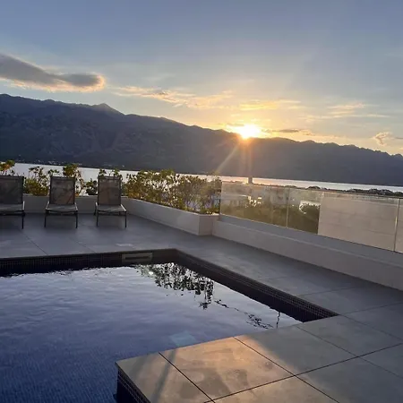 Luxury Sea & Mountain View One With Private Pool & Jacuzzi Дом отдыха